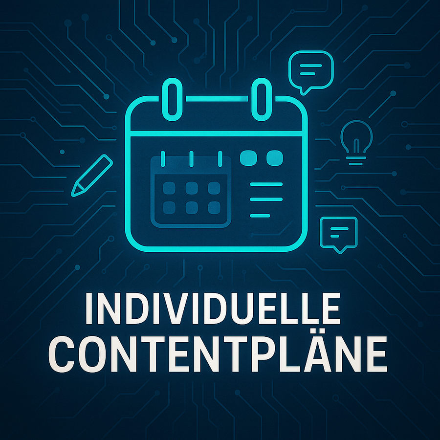 Dein individueller Content-Plan - von uns erstellt.